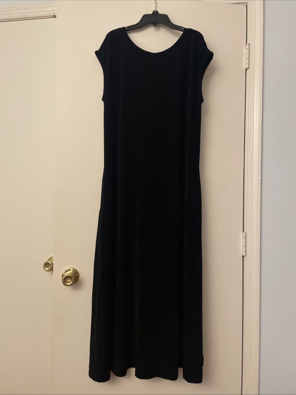 Chicos Travelers Sleeveless 2022 Long Maxi Dress Black Size 2/Large